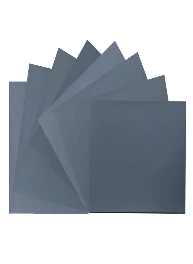 Color Zebra Waterproof Abrasive Paper Grit - 600/1000/1500/2000. Pack Of 08 Sheets of Latex Silicon Carbide sanding paper (2pcs each Grit) For Wet and Dry Sanding of Metal and Wood - Image 1